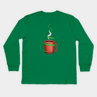 Mug of Magic - Red Kids Long Sleeve T-Shirt